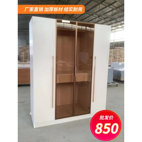 勝芳家具批發(fā)廠家直銷加厚用料促銷衣柜家用臥室兒童實(shí)木對(duì)開門組裝衣櫥出租屋用經(jīng)濟(jì)型小戶型收納柜田豐家具